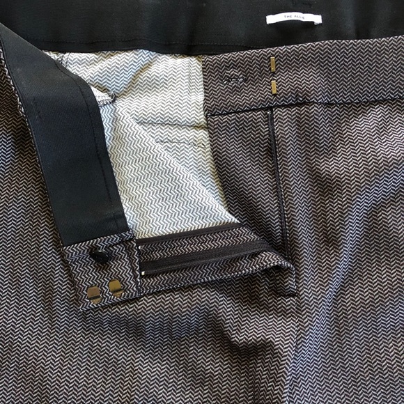 Lane Bryant 28R ‘Allie’ boot pant metallic chevron - Picture 8 of 10